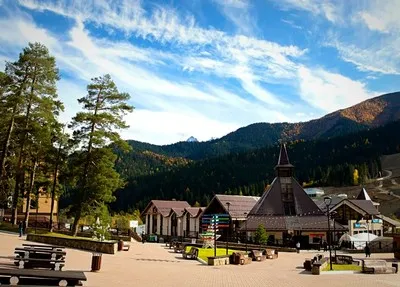 Современный горнолыжный курорт Архыз