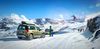 Комфортный лыжный трансфер со снаряжением