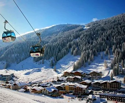 Вид на Красную Поляну с высоты