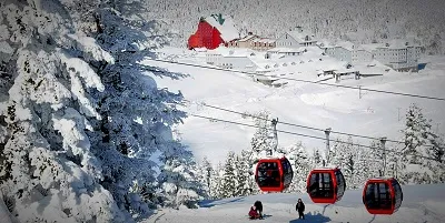 Канатный подъемник на Улудаг Горнолыжный курорт