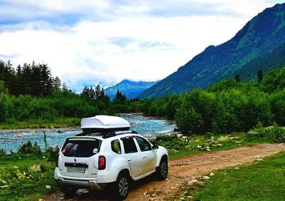 Дорога на Горнолыжный курорт Архыз на персональном лыжном трансфере