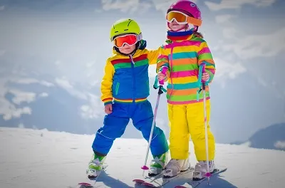 Дети на горнолыжном курорте Улудаг
