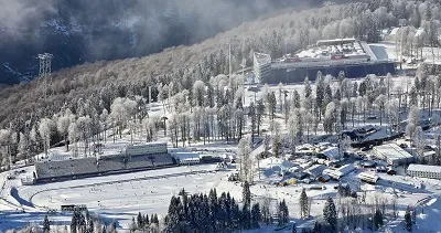 Горнолыжный курорт Газпром. Трансфер.