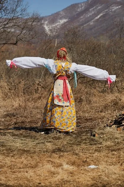 Чучело в Польше на Масленицу
