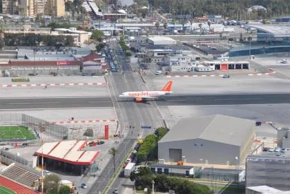 Gibraltar Airport (Spanish border)